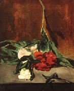 Edouard Manet Peony Stem and Shears oil on canvas